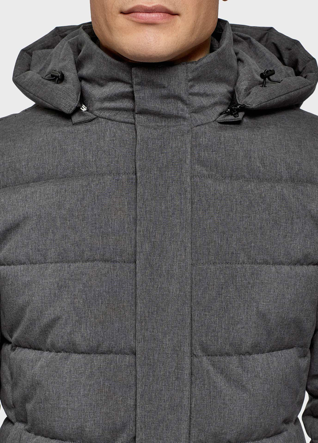 Темно-сіра зимня куртка Oodji