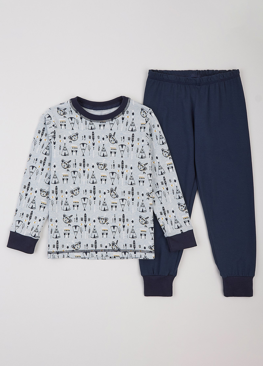 Комбинированная всесезон пижама (лонгслив, брюки) лонгслив + брюки ArDoMi