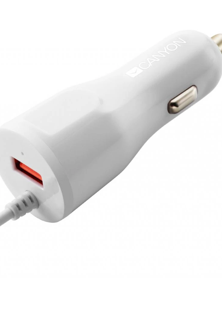 Зарядний пристрій 1xUSB car adapter (CNE-CCA033W) Canyon (216637726)