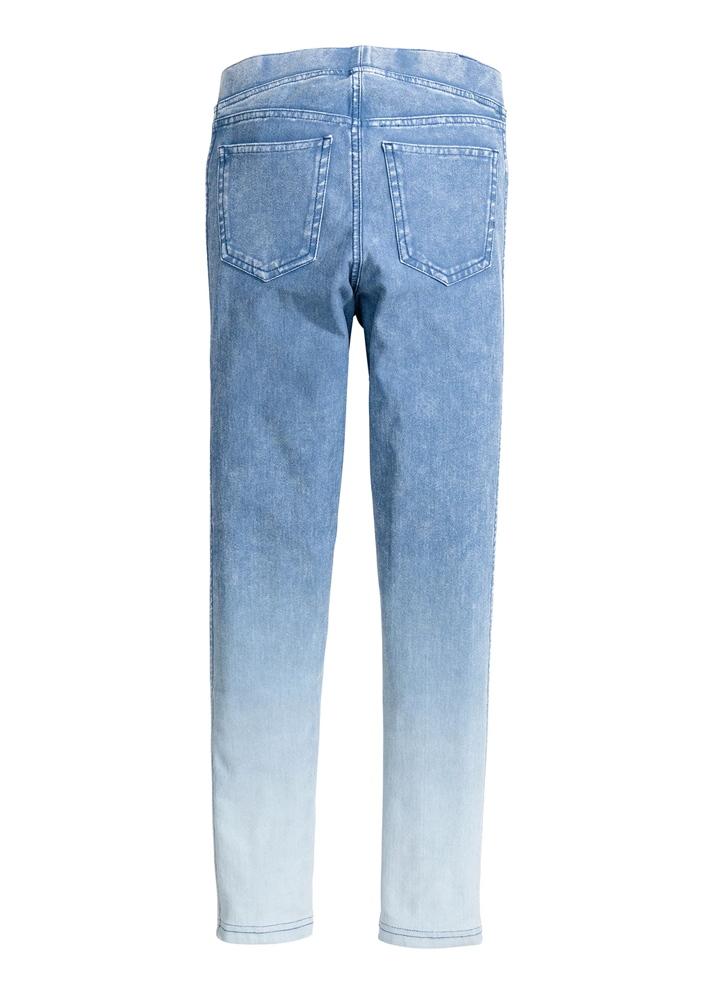 Голубые демисезонные джеггинсы H&M