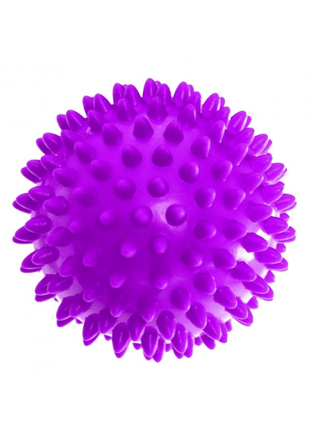 Массажный мячик 7.5 см жесткий сиреневый (PVC) для миофасциального релиза и самомассажа EFTNS75SR EasyFit (243205410)