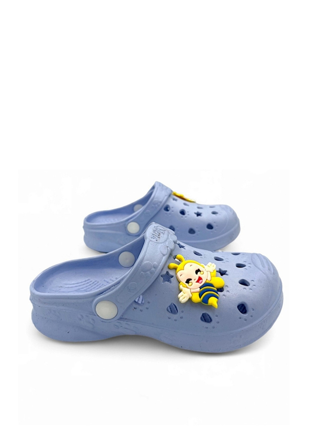 Голубые сабо No Brand с перфорацией, джибитсы