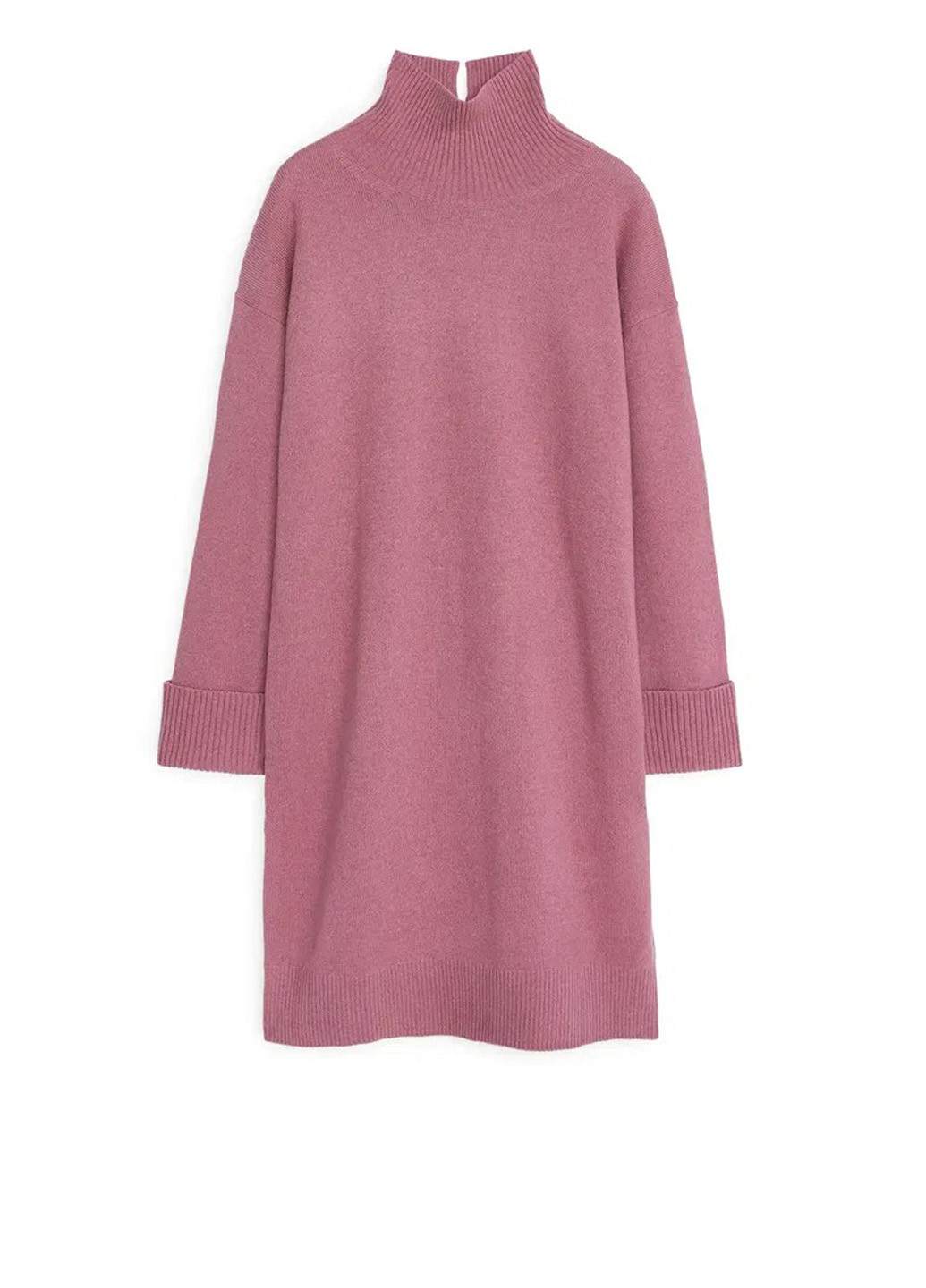 Темно-рожева кежуал сукня сукня светр Arket однотонна