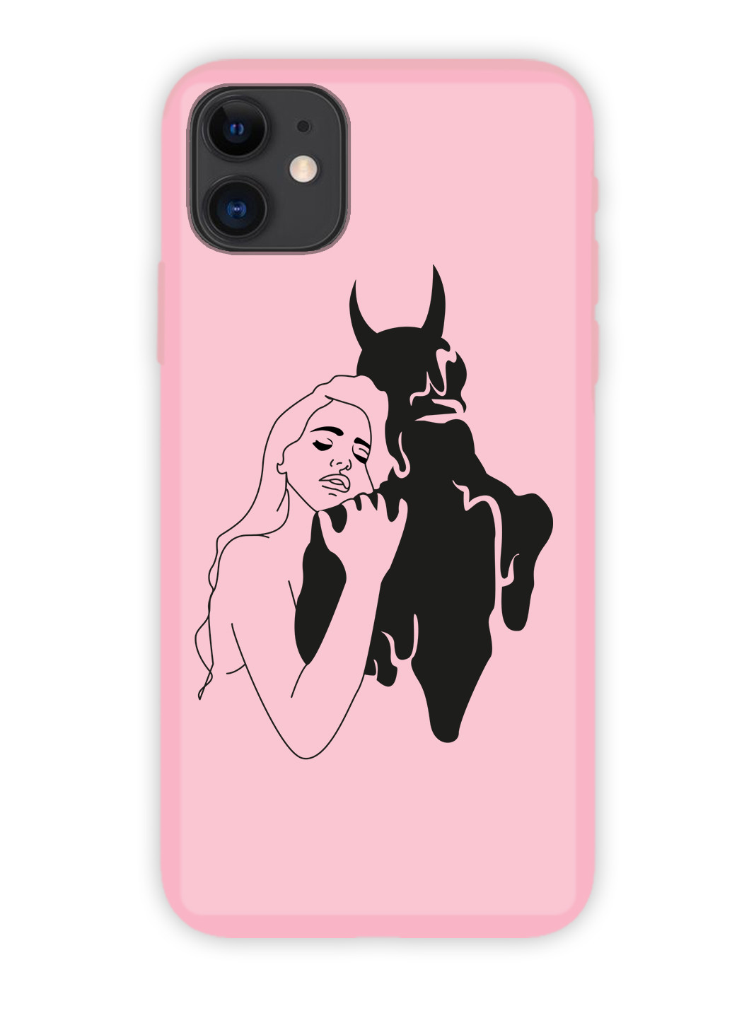 Чехол силиконовый Apple Iphone 7 Контурный минимализм (Contour minimalism) (17361-1358) MobiPrint (219774718)