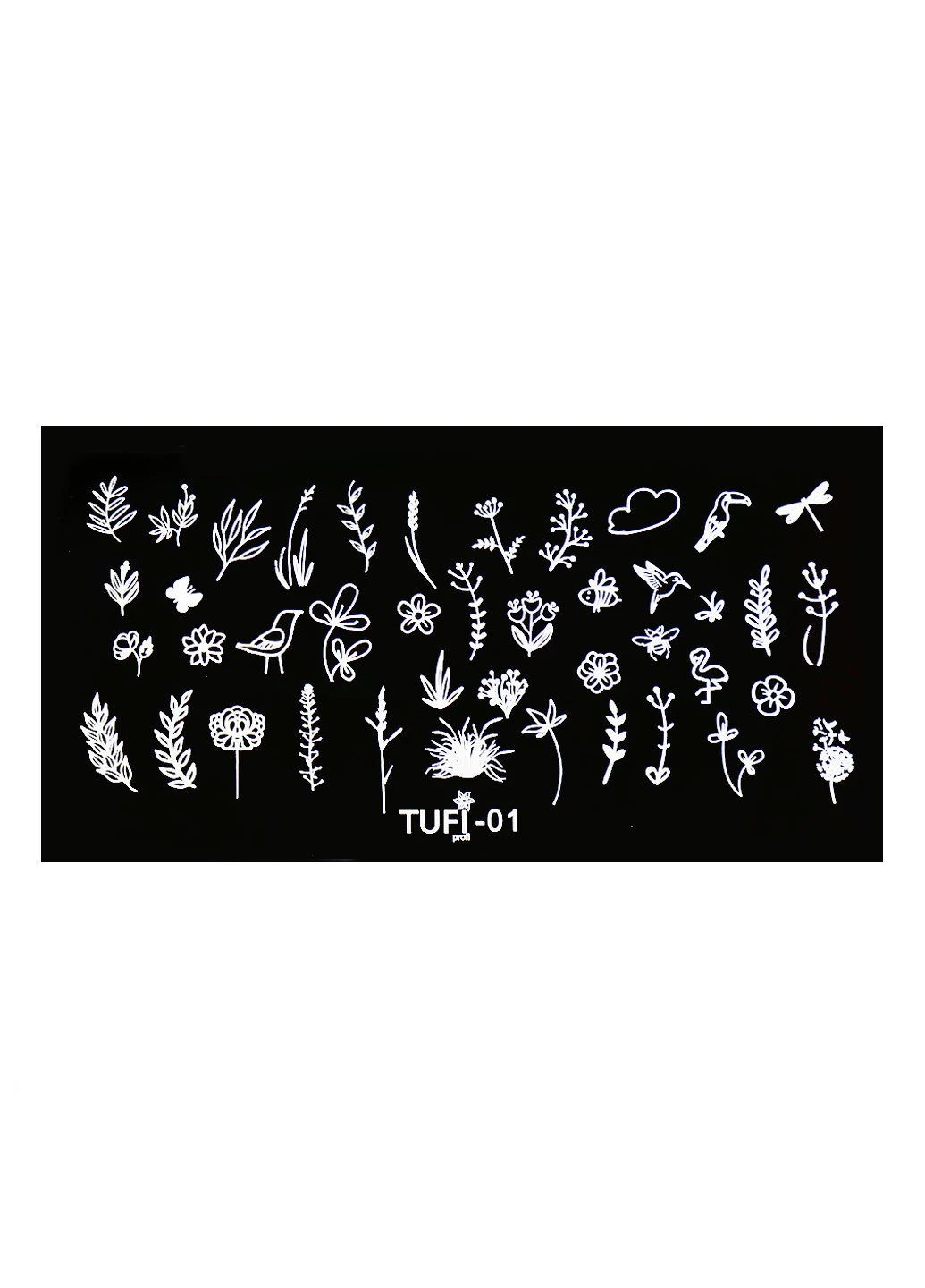 Пластина для стемпинга Premium №1 Tufi Profi 0 (235905703)