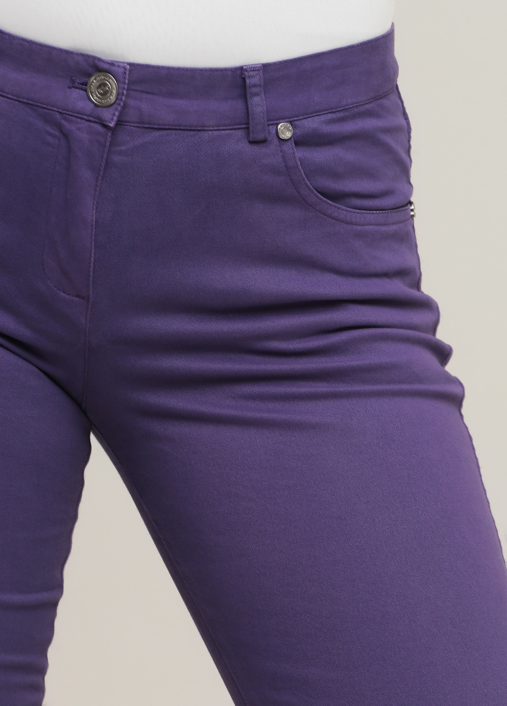 Фиолетовые кэжуал демисезонные зауженные брюки Paul & Shark
