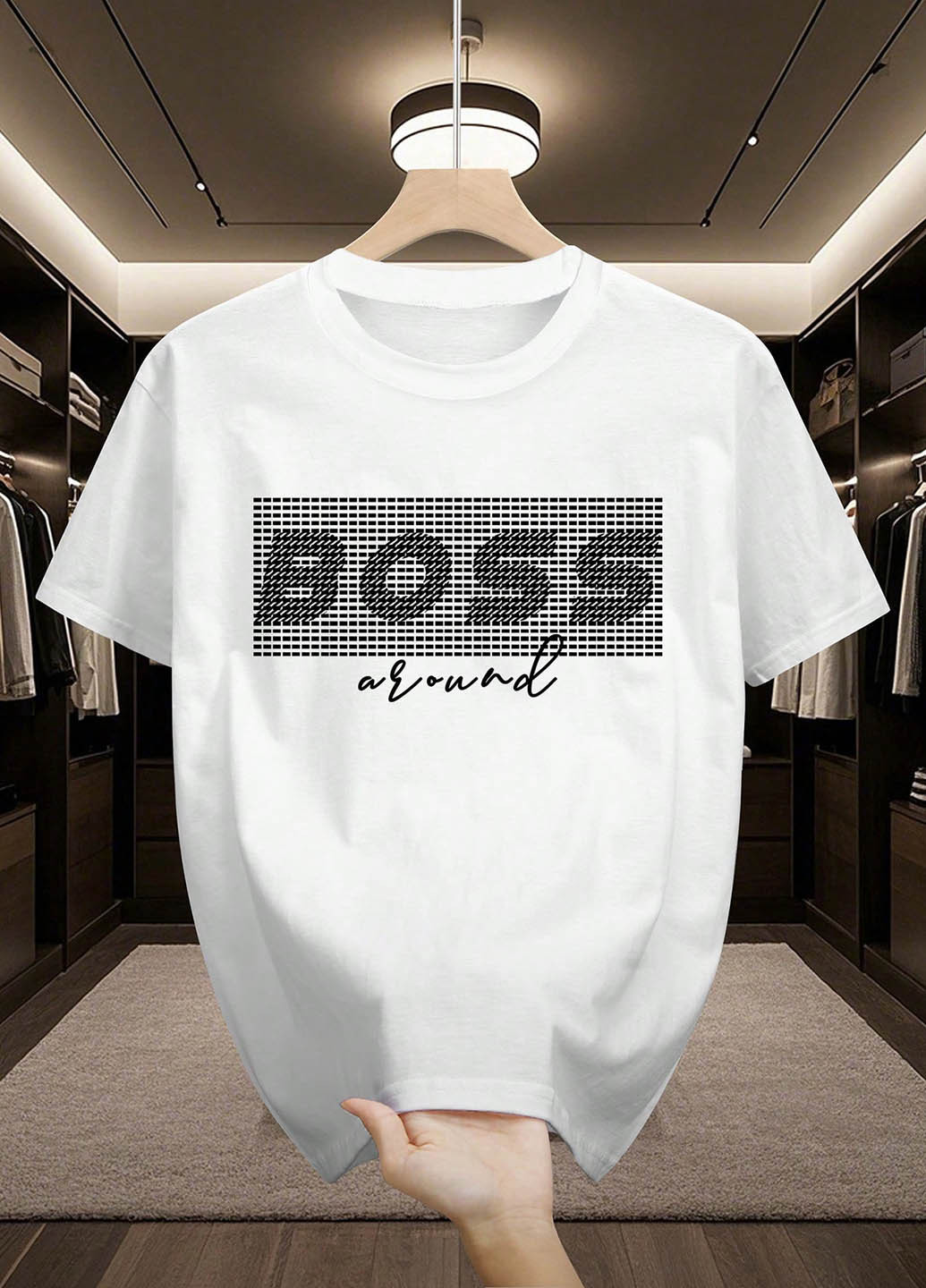 Белая футболка SHEIN