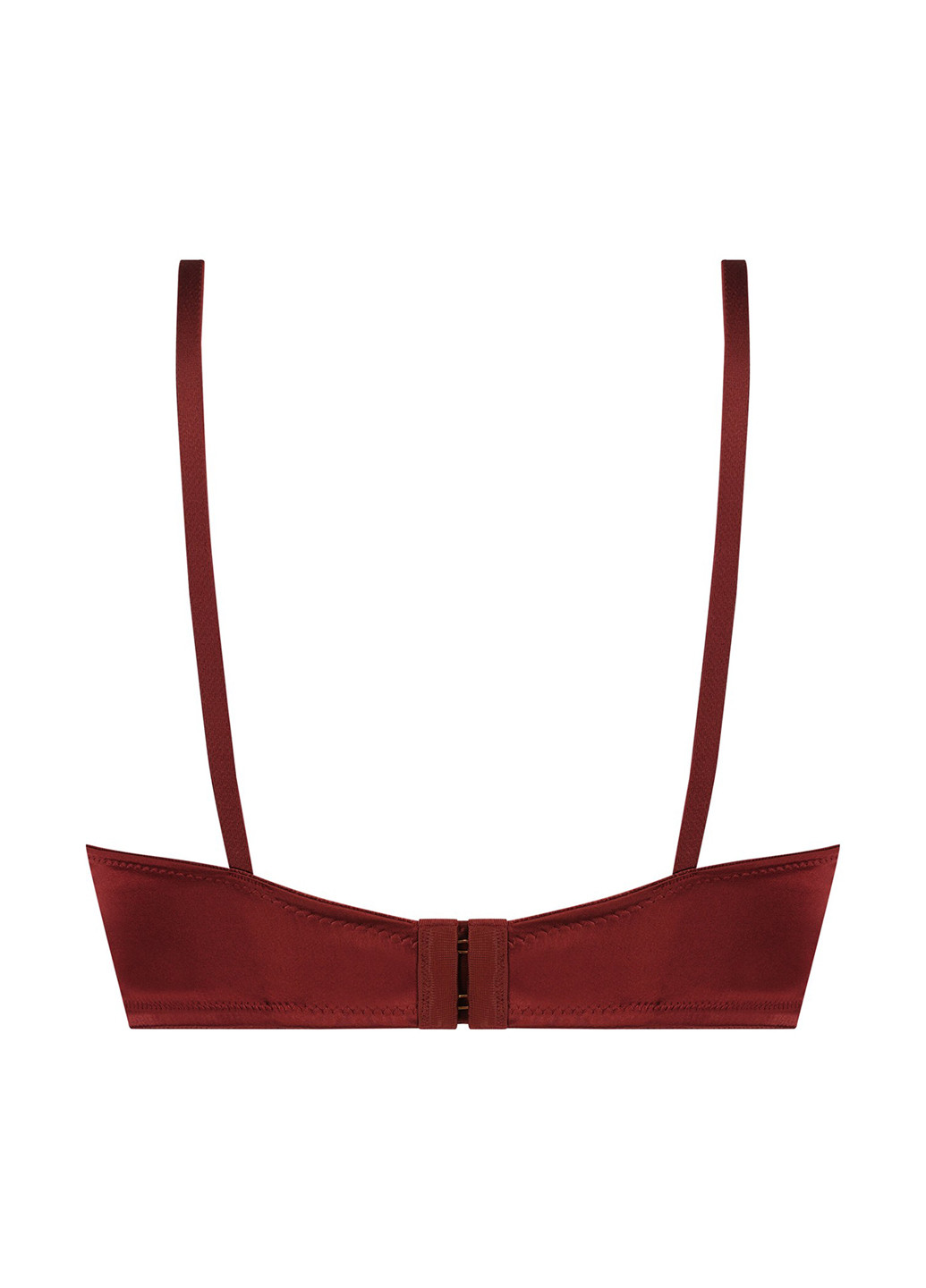 Бордовий балконет бюстгальтер Hunkemoller з кісточками поліестер