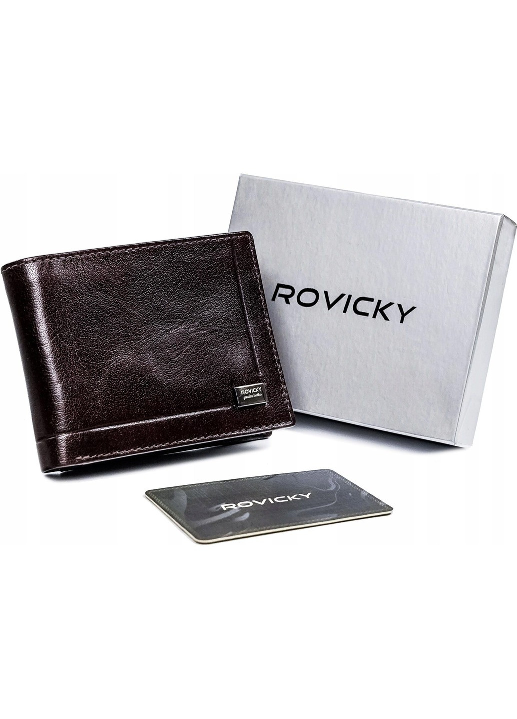 Гаманець чоловічий шкіряний CPR-021-BAR Rovicky (254314692)