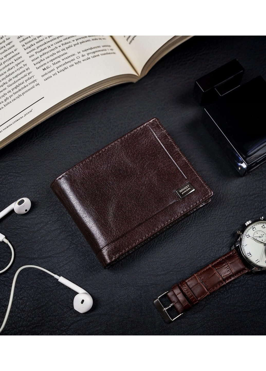 Гаманець чоловічий шкіряний CPR-021-BAR Rovicky (254314692)