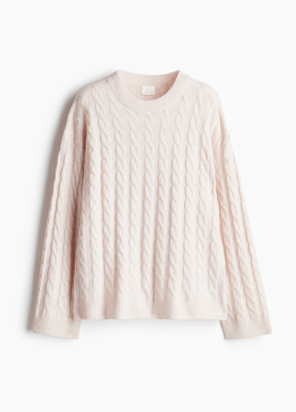 Светло-розовый зимний джемпер джемпер H&M