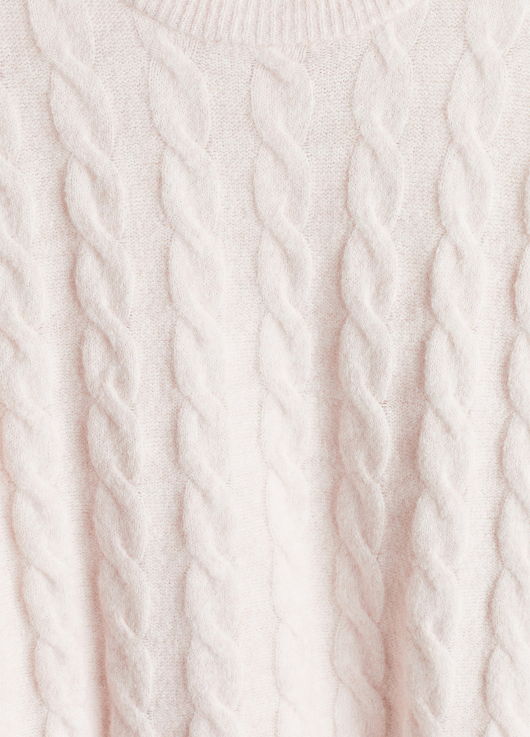 Светло-розовый зимний джемпер джемпер H&M