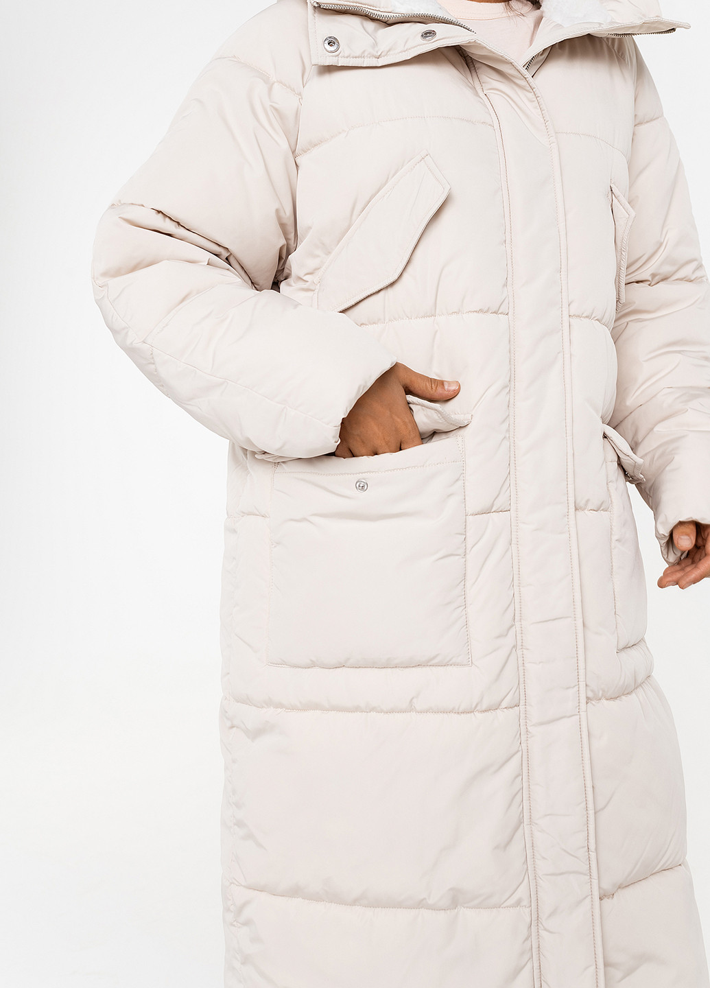 Молочна демісезонна пальто befree