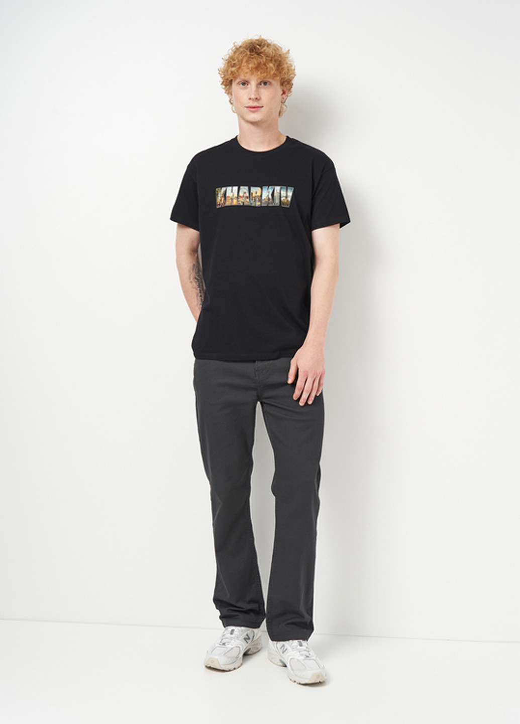 Чорна футболка Sol's Imperial