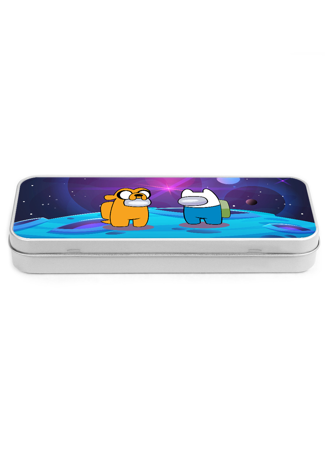 Пенал шкільний Амонг Ас Время приключений Фин и Джейк (Among Us Adventure Time Finn & Jake) (34408-2414-SR) MobiPrint (235038990)