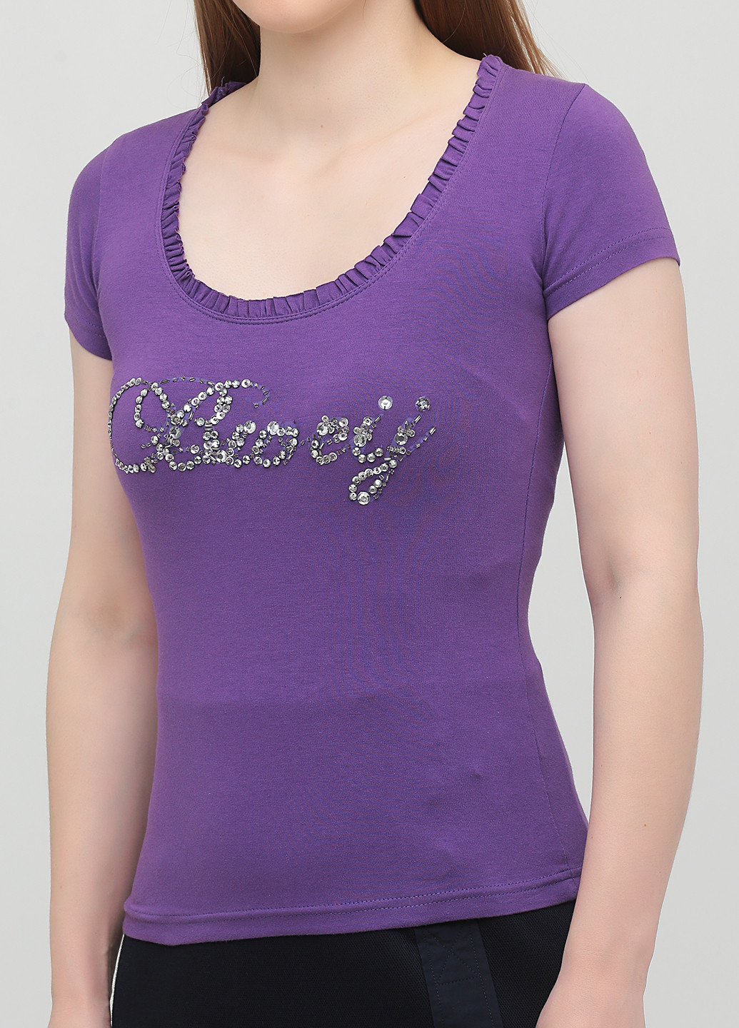 Фіолетова літня футболка B.Weij