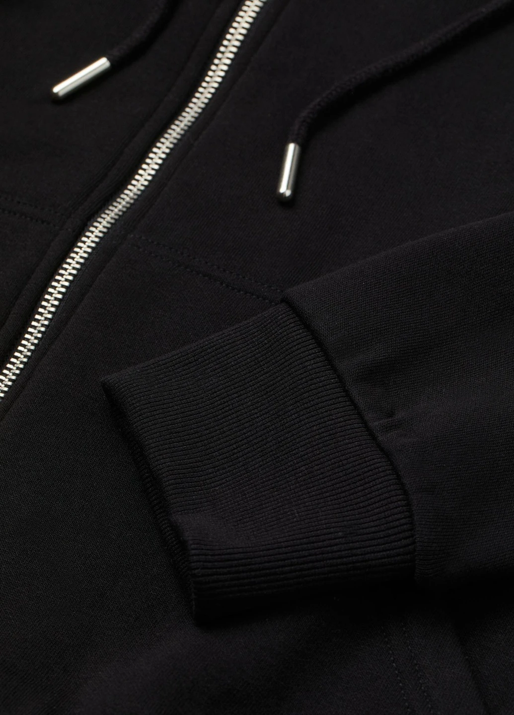 Толстовка фліс,чорний, H&M Basic (254770033)