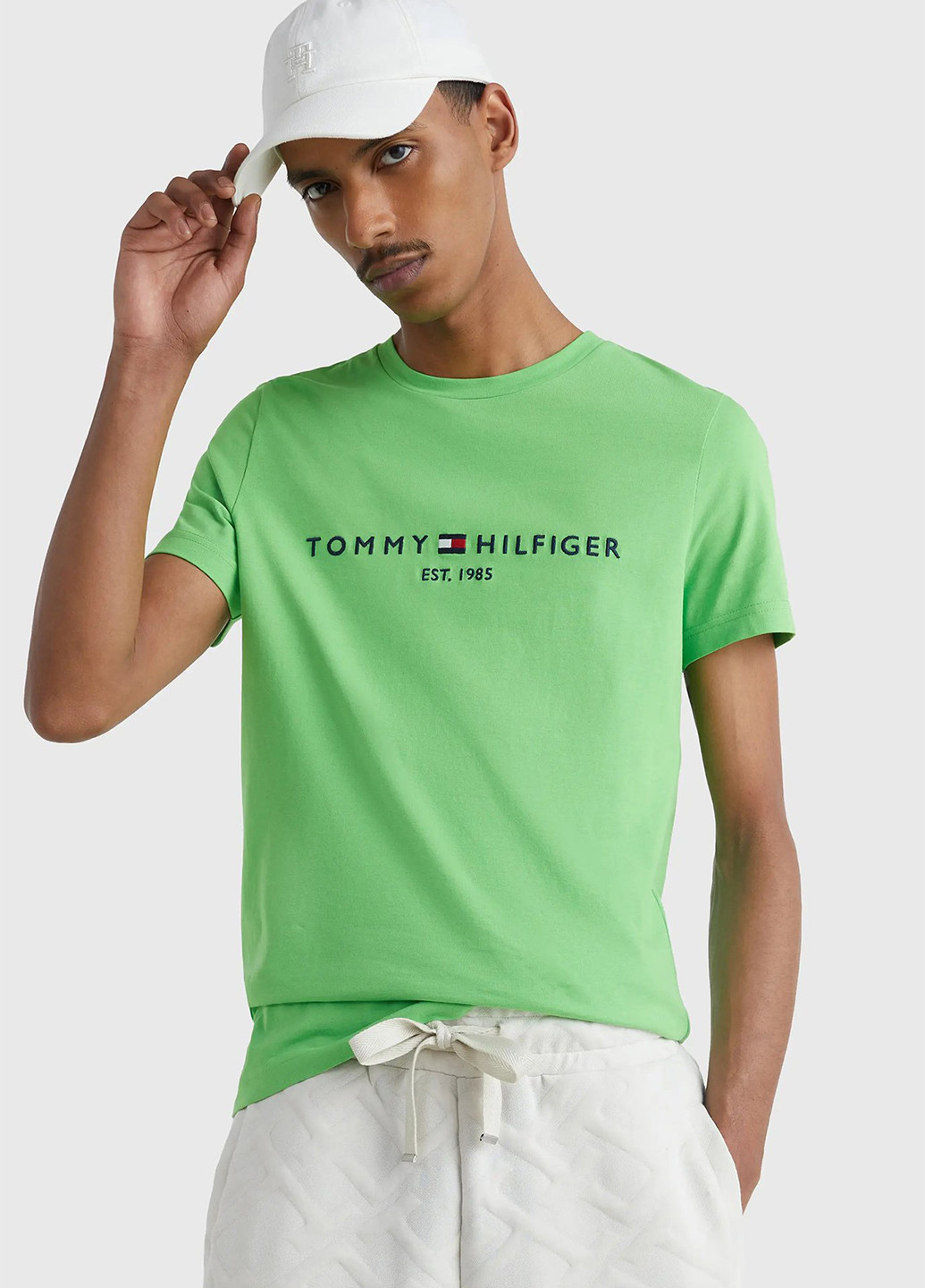 Зеленая футболка Tommy Hilfiger