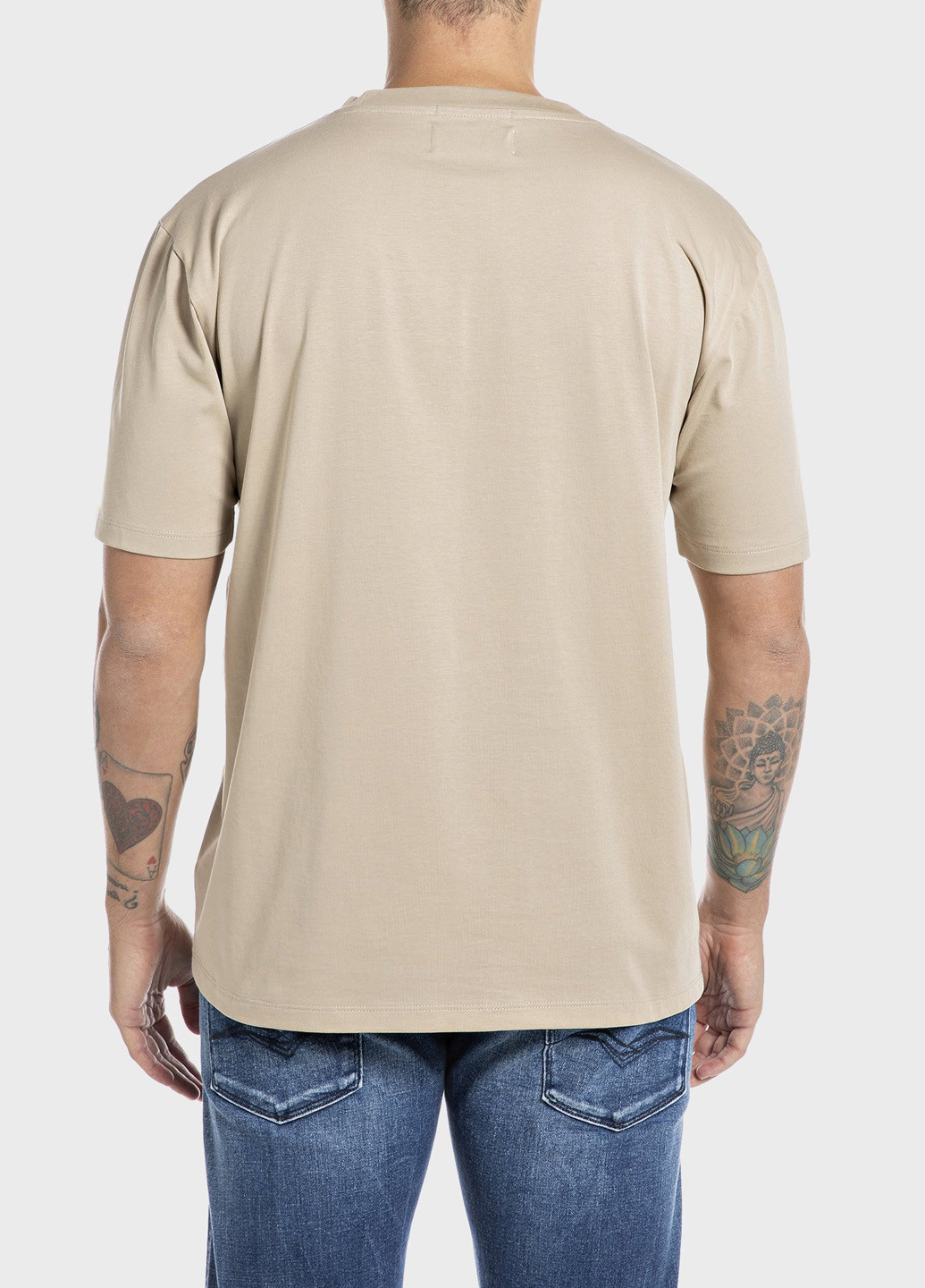 Бежевая футболка Replay