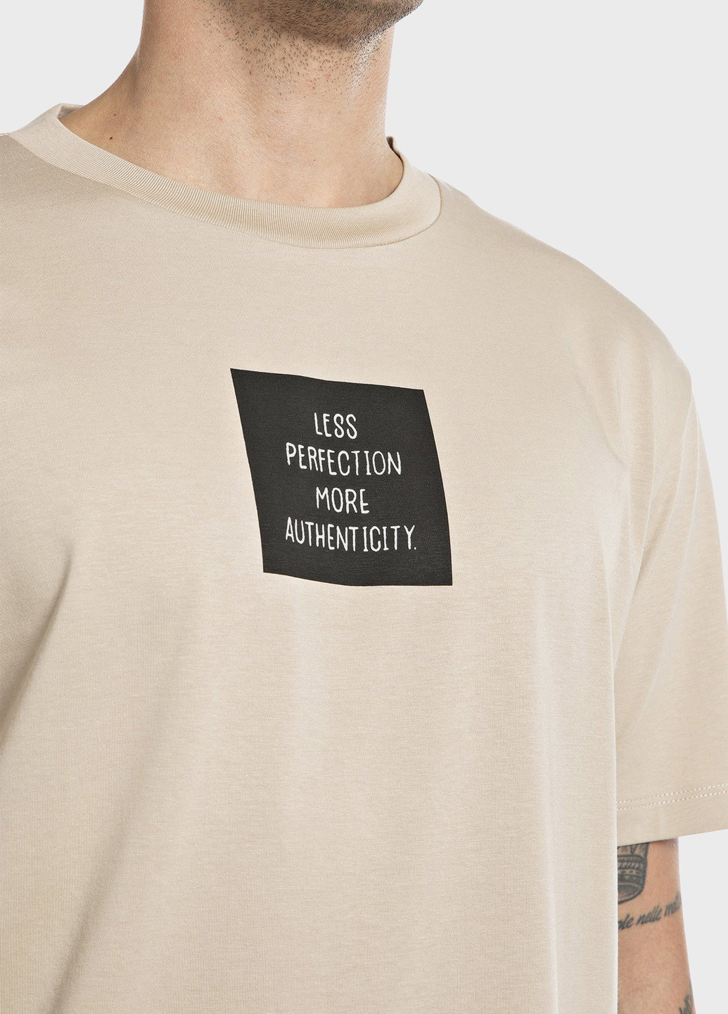 Бежевая футболка Replay