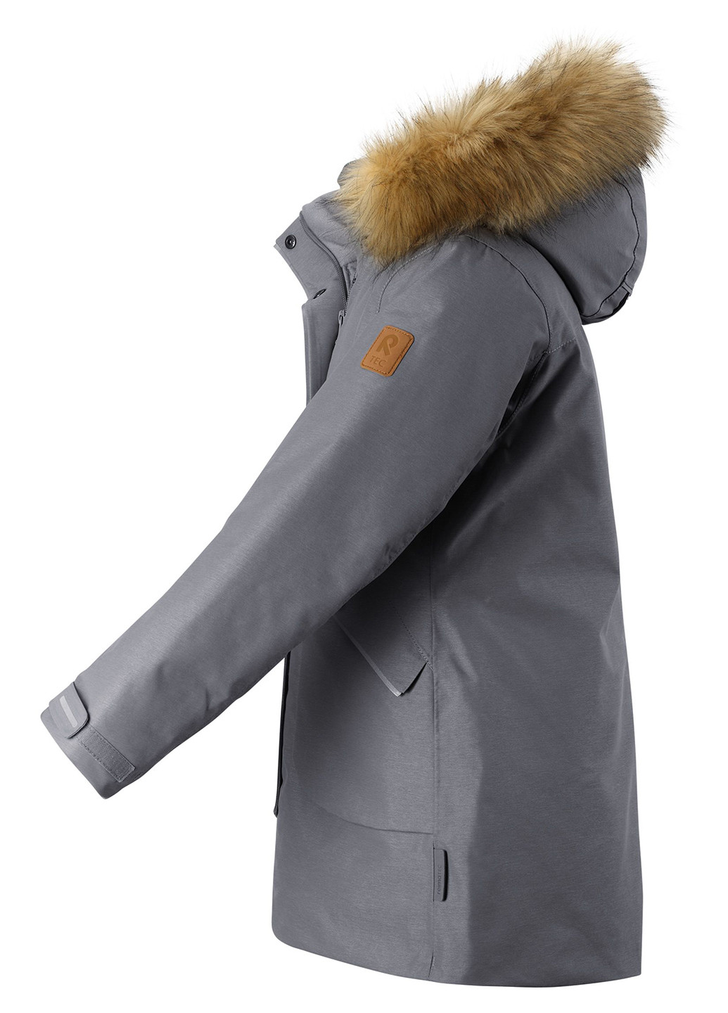 Серая зимняя куртка Reima
