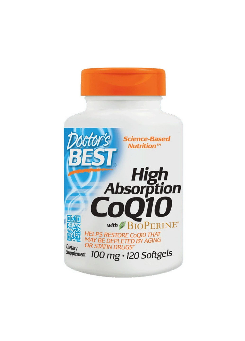 Коензим Q10 CoQ10 100 mg High Absorption (120 капс) доктор бест Doctor's Best (255407986)