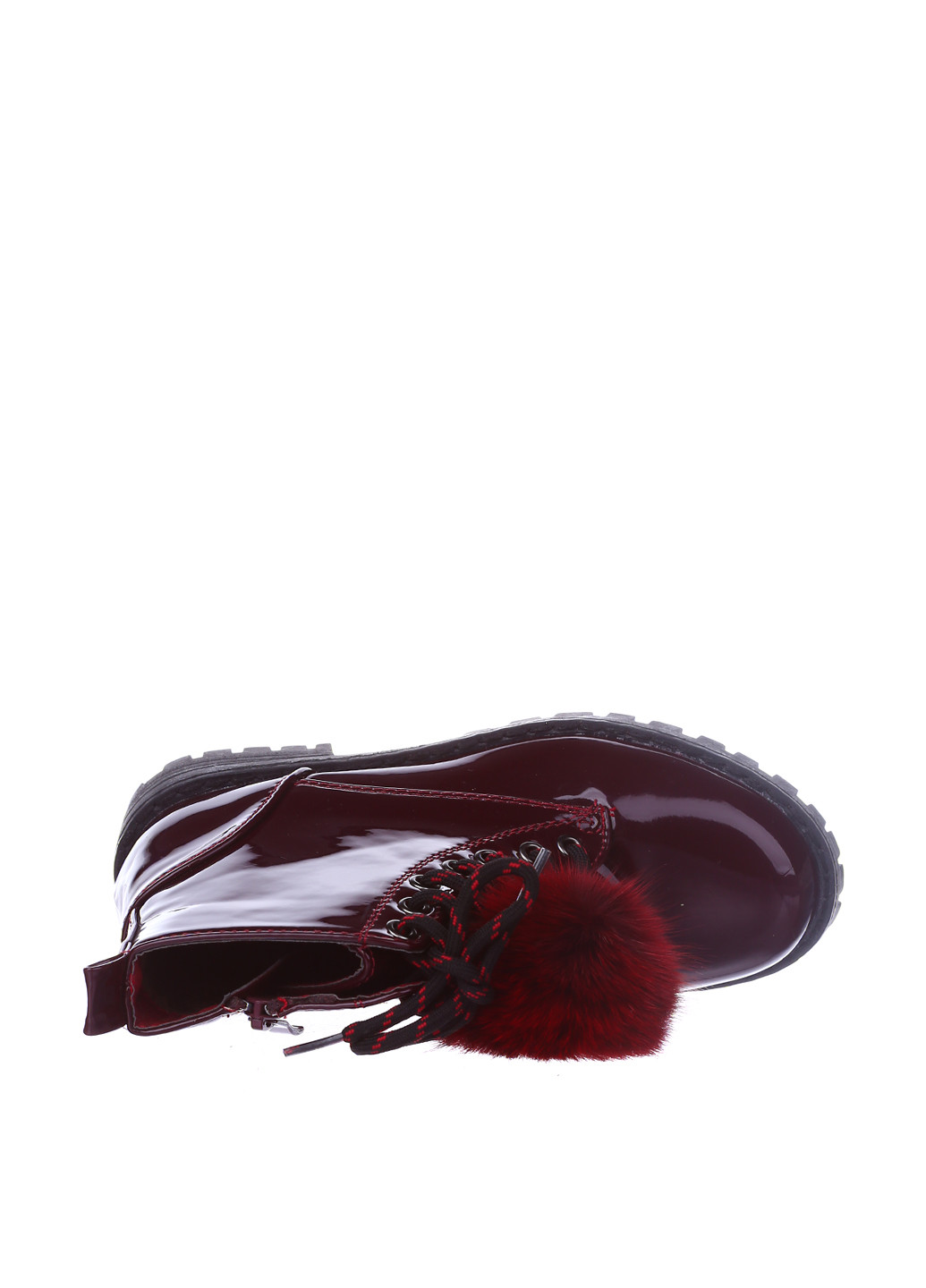 Бордовые кэжуал осенние ботинки DoReMi