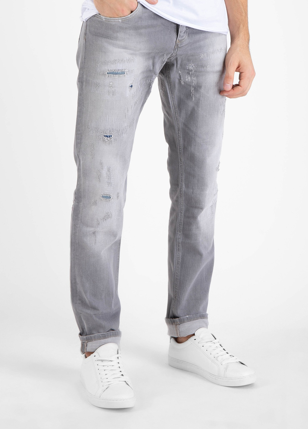 Серые демисезонные джинсы DOLCE&GABBANA