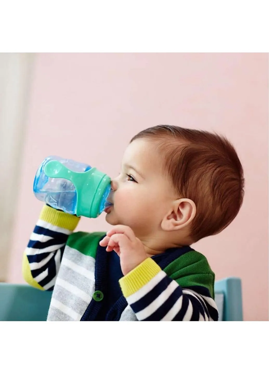 Поильник-непроливайка з м'яким носиком 200 мл блакитний 6 міс+ Philips Avent (252244206)