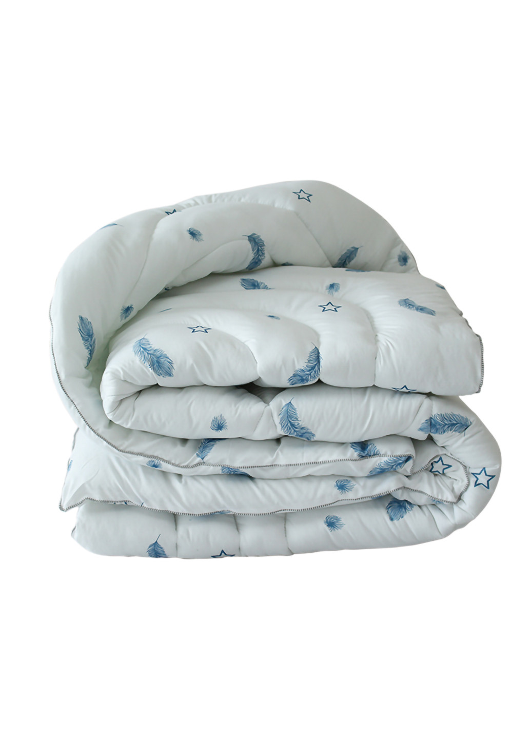 Комплект одеяло лебяжий пух Перо 1.5-сп. + 2 подушки 70х70 см Tag (254805502)