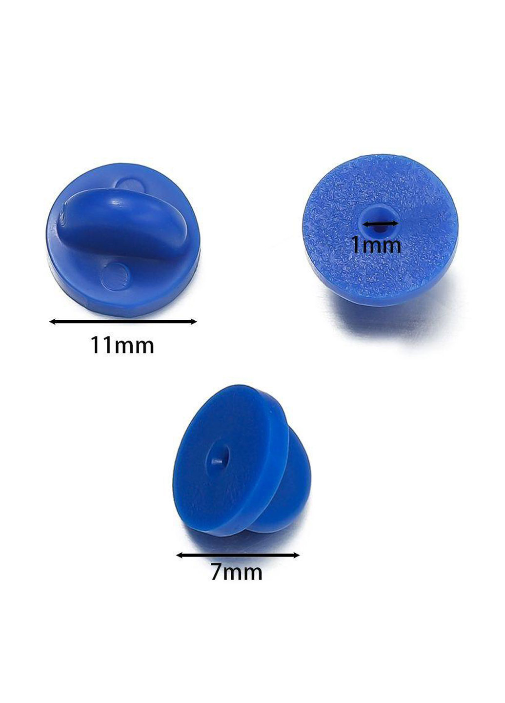 Застежка для значков (10 шт.), 1,1х0,7 см No Brand (305776590)