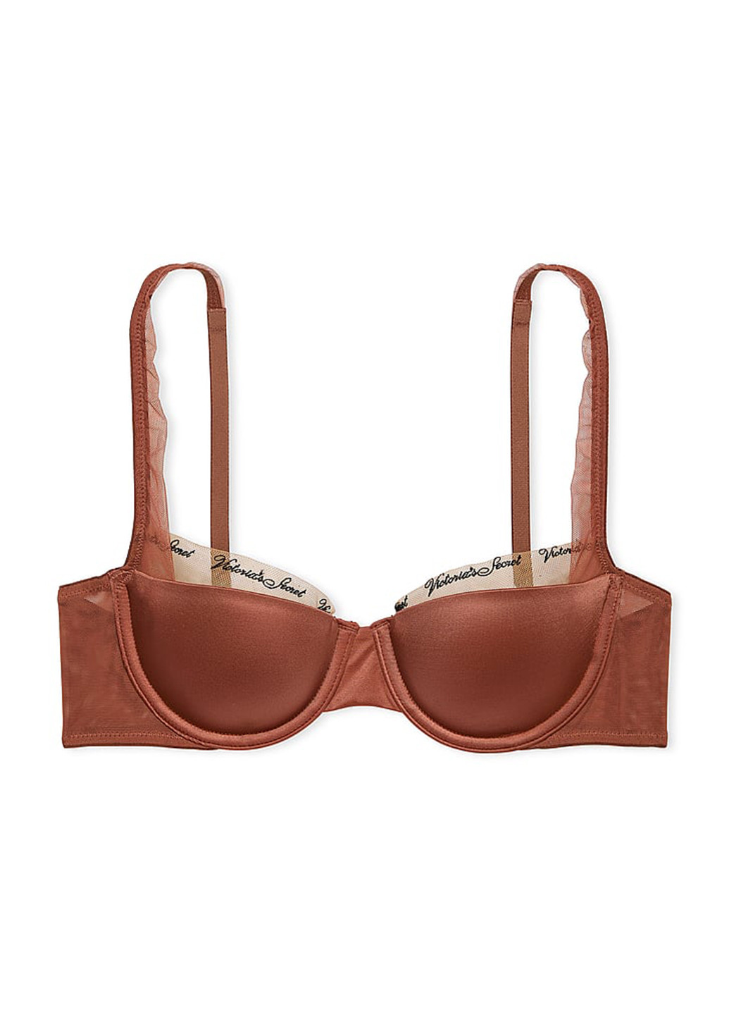 Коричневый демисезонный комплект (бюстгальтер, трусики) Victoria's Secret