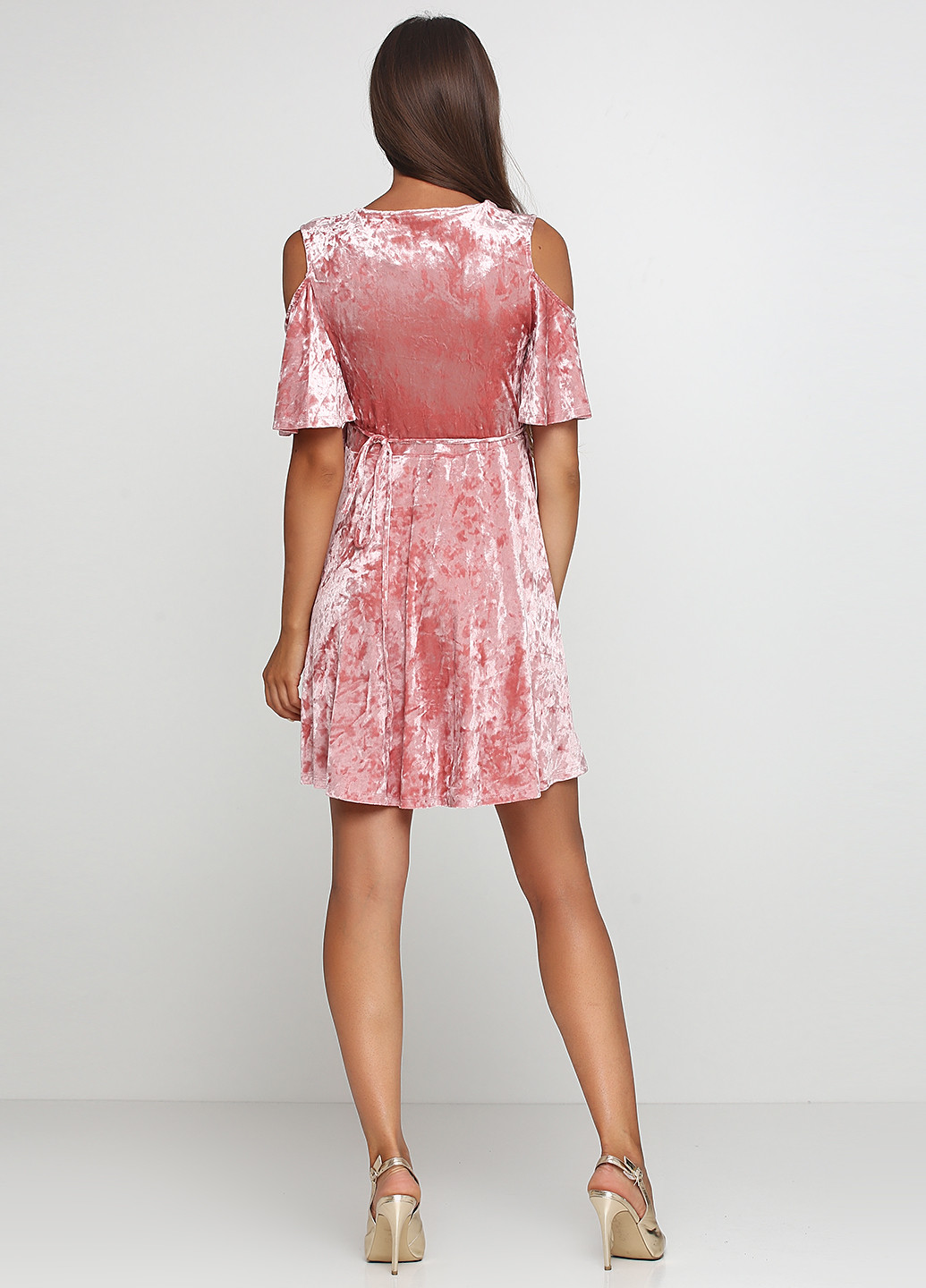 Розовое кэжуал платье Miami by Francesca`s однотонное