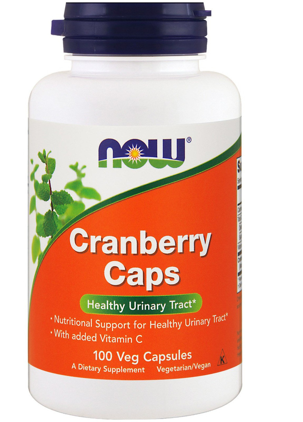 Журавлина,, Cranberry Caps, 100 гелевих капсул Now Foods (228291788)
