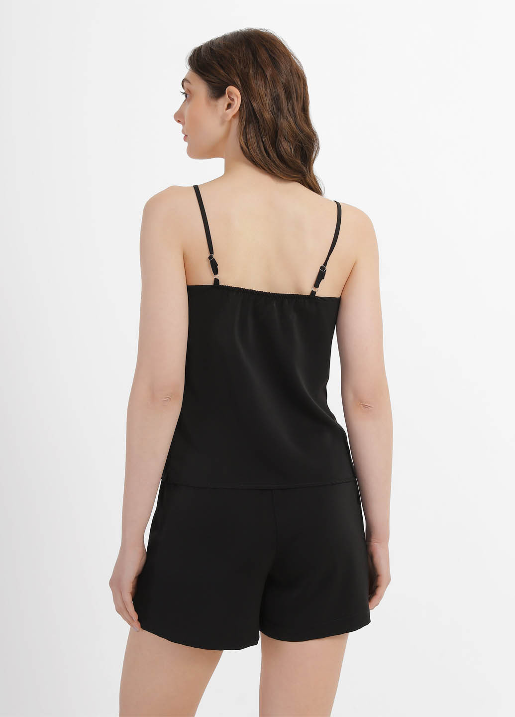 Чорна всесезон піжама (майка, шорти) майка + шорти Braska