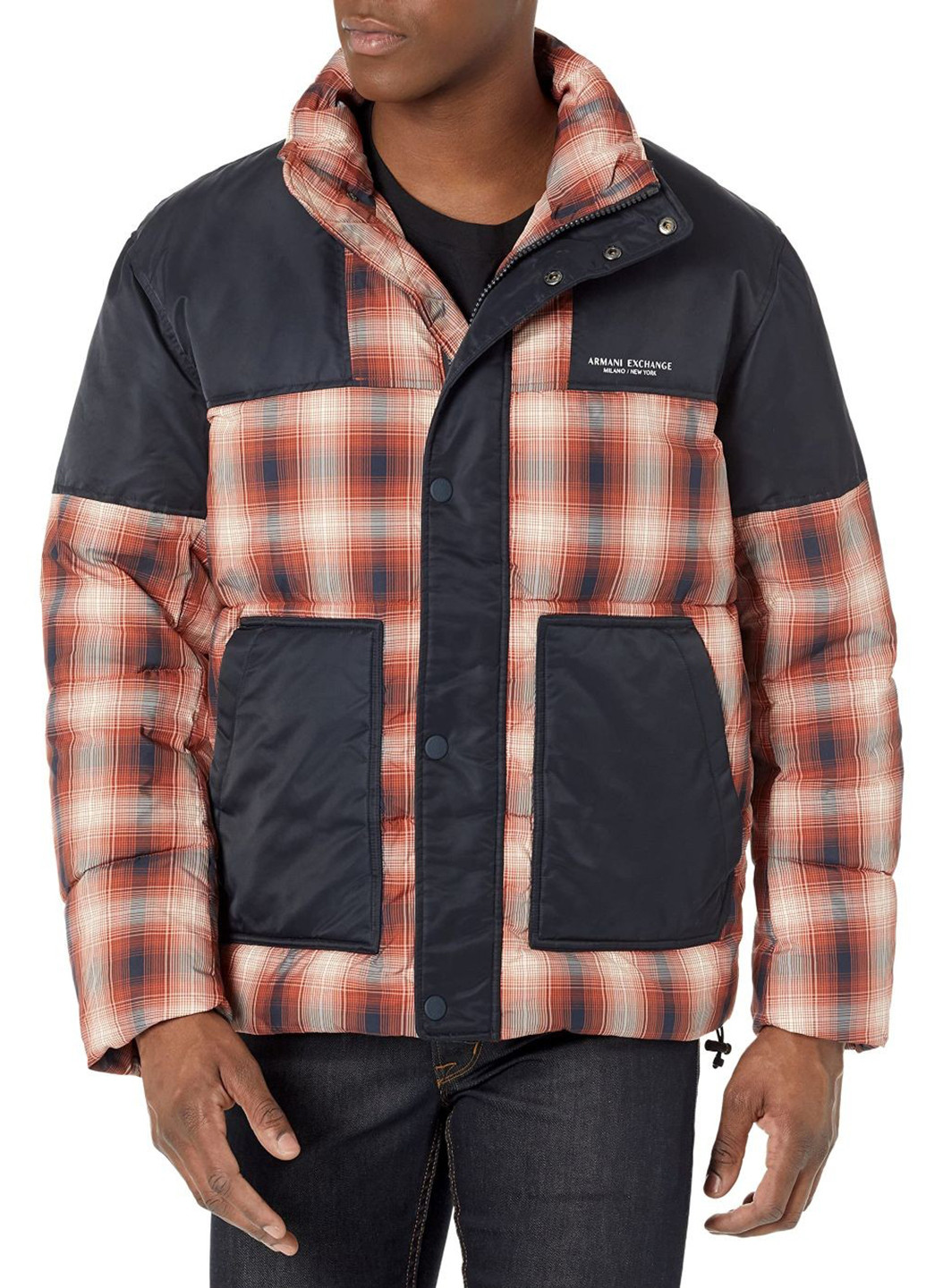 Чорна зимня куртка Armani Exchange