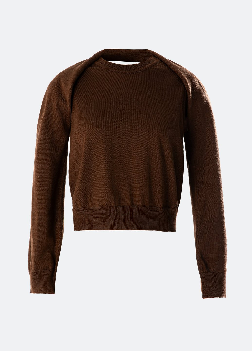 Кофейный демисезонный комплект (жилет, болеро) Gepur