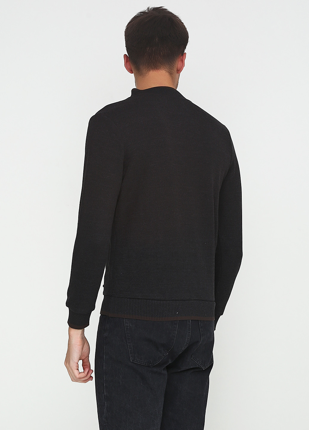 Грифельно-серый демисезонный пуловер пуловер Le Gutti