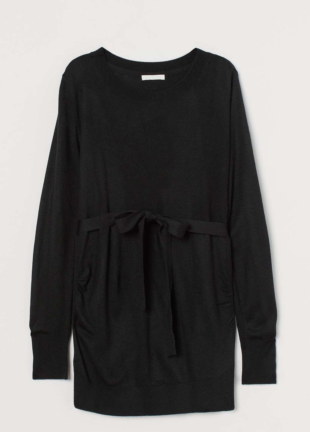 Черный демисезонный свитер для беременных H&M