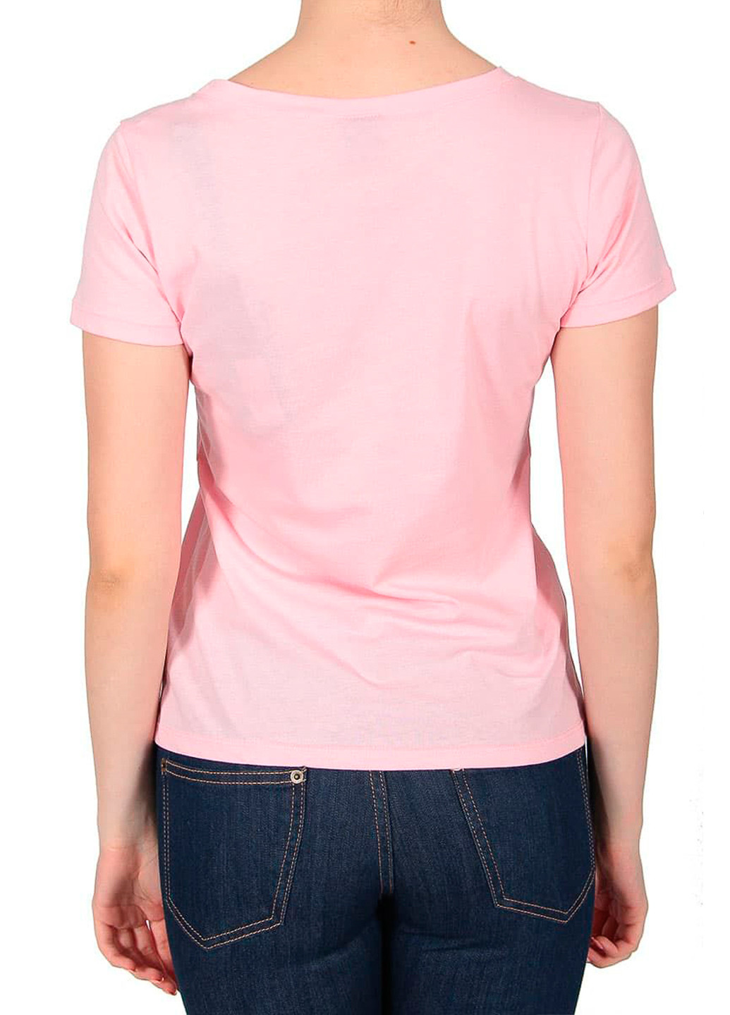 Розовая летняя футболка Pinko