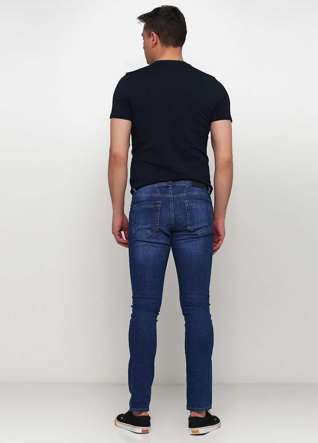 Синие демисезонные зауженные джинсы Madoc Jeans