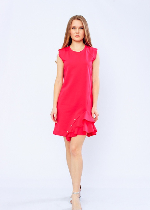Червона кежуал плаття жіноче Носи своє однотонна