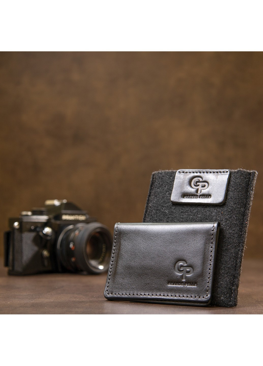 Візитниця шкіряна Grande Pelle (252086686)