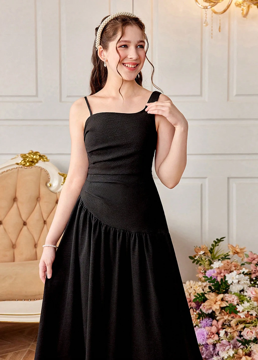 Чорна сукня SHEIN (331624201)