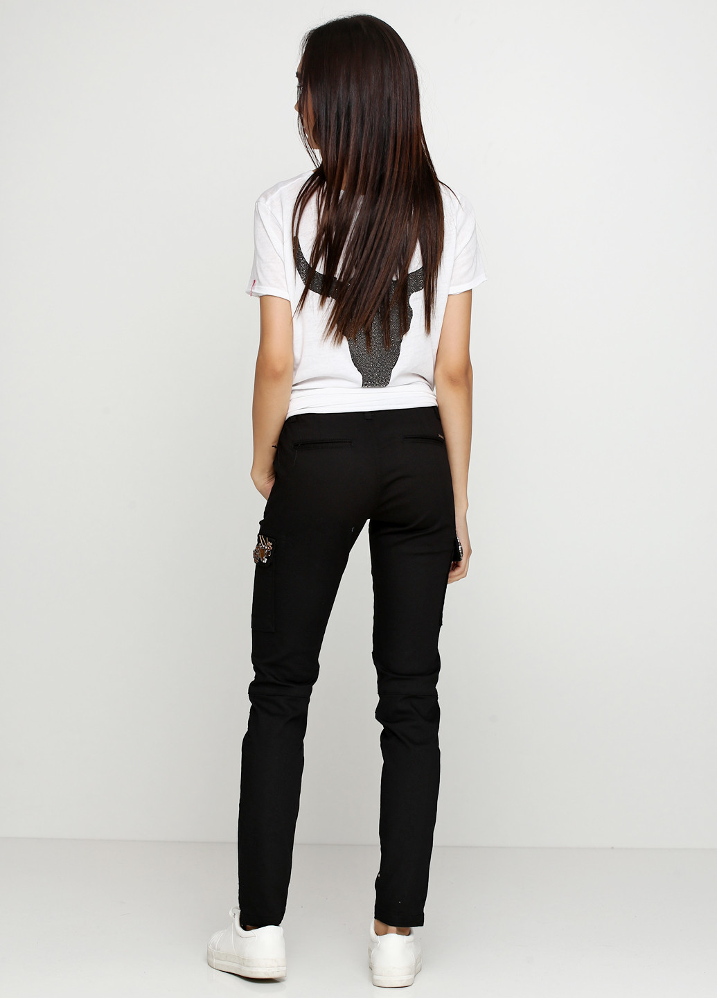 Джинси Liu-Jo завужені однотонні чорні джинсові