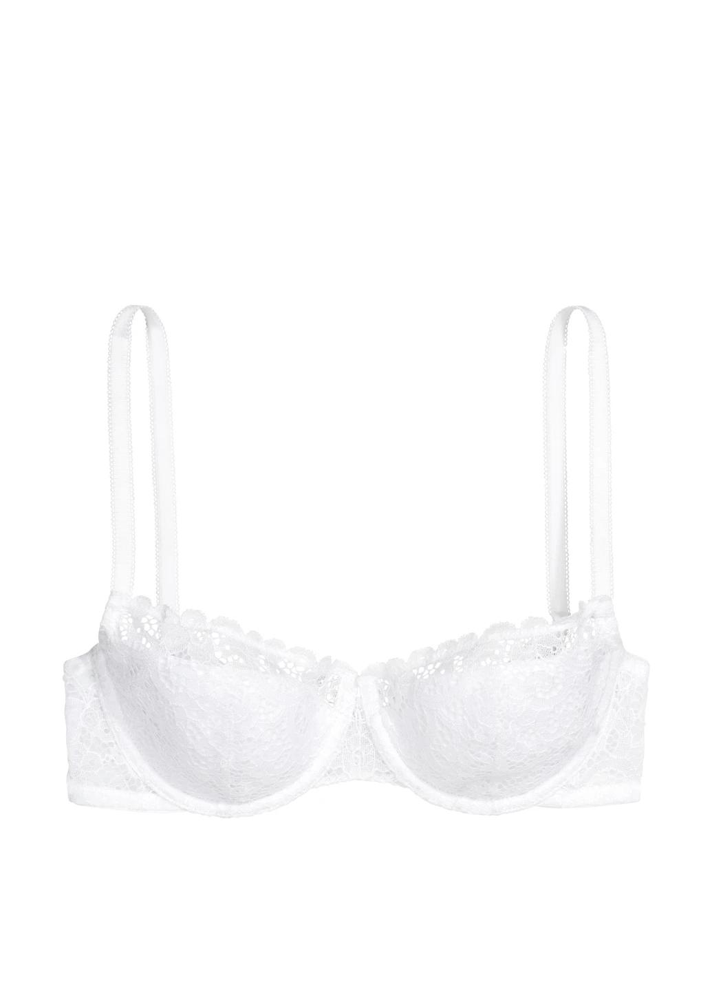 Білий бюстгальтер H&M з кісточками