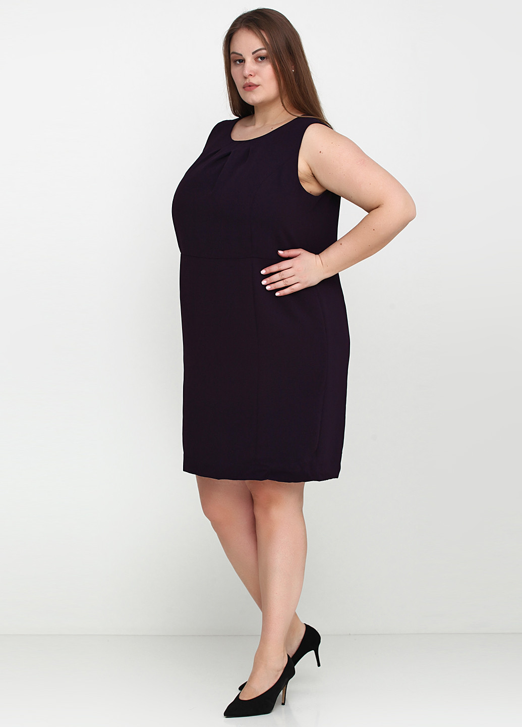 Светло-фиолетовое кэжуал платье Talbots однотонное