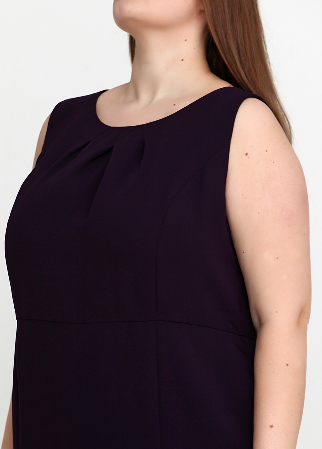 Светло-фиолетовое кэжуал платье Talbots однотонное