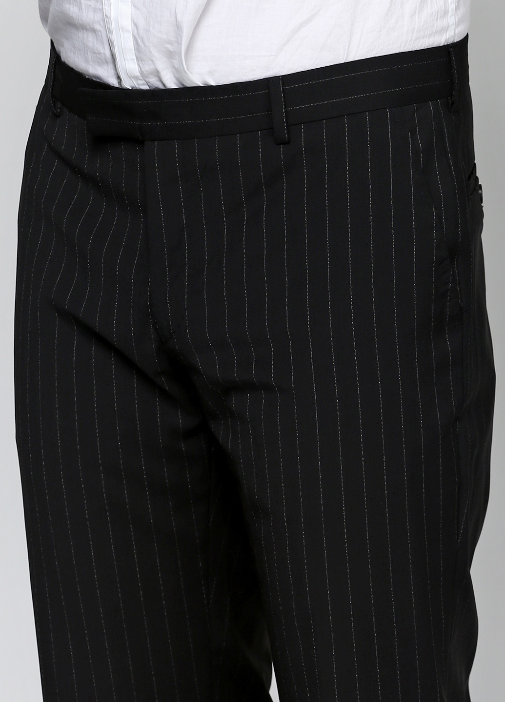 Черный демисезонный костюм (пиджак, брюки) с длинным рукавом Futuro