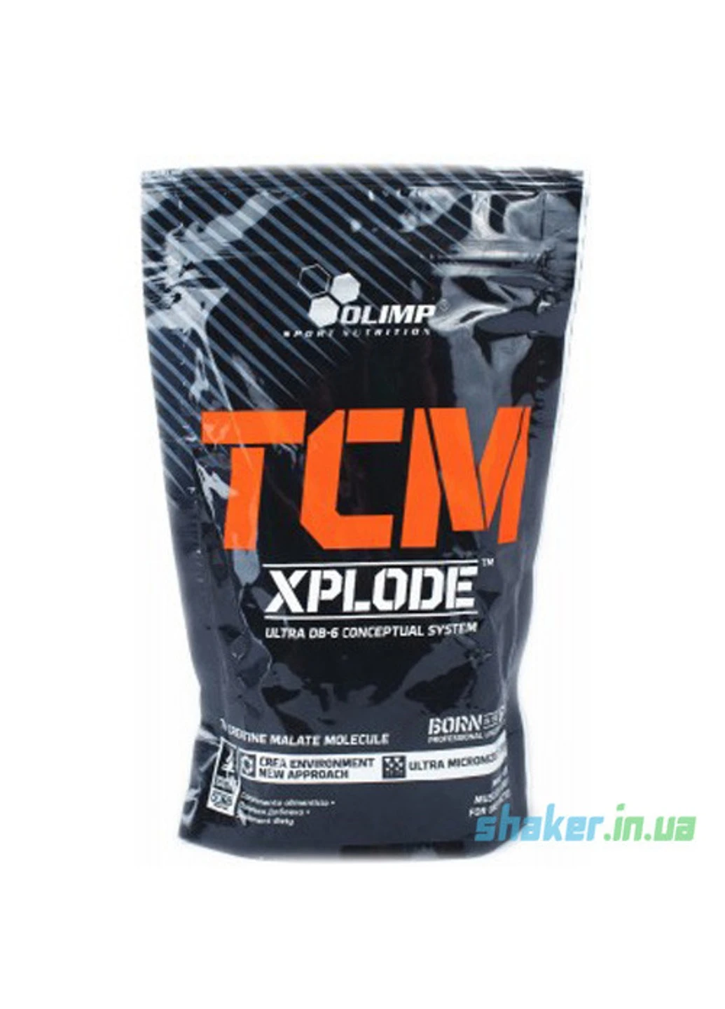 Три креатин малат TCM Xplode (220 г) олімп тсм експлод orange Olimp (255279668)